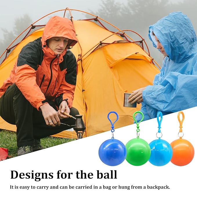 Ball rain coat Set of 4
