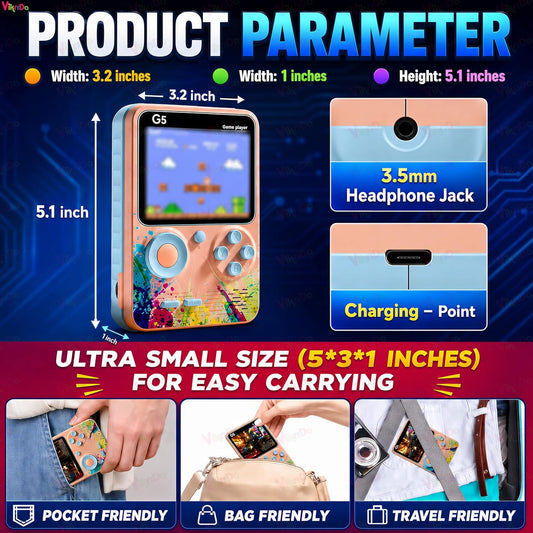G5 Kids Handheld Game Console